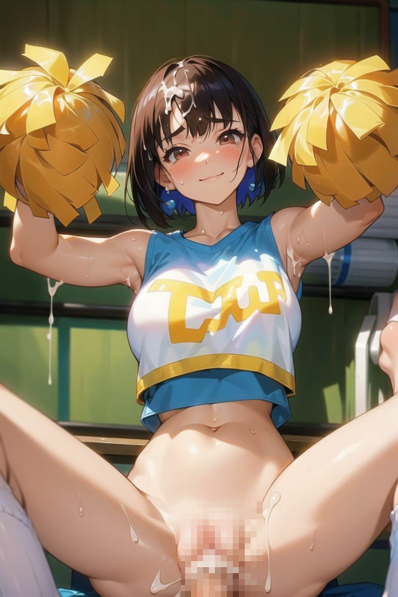 ま〇こで応援！ノーパンチアリーダー サンプル10ページ目