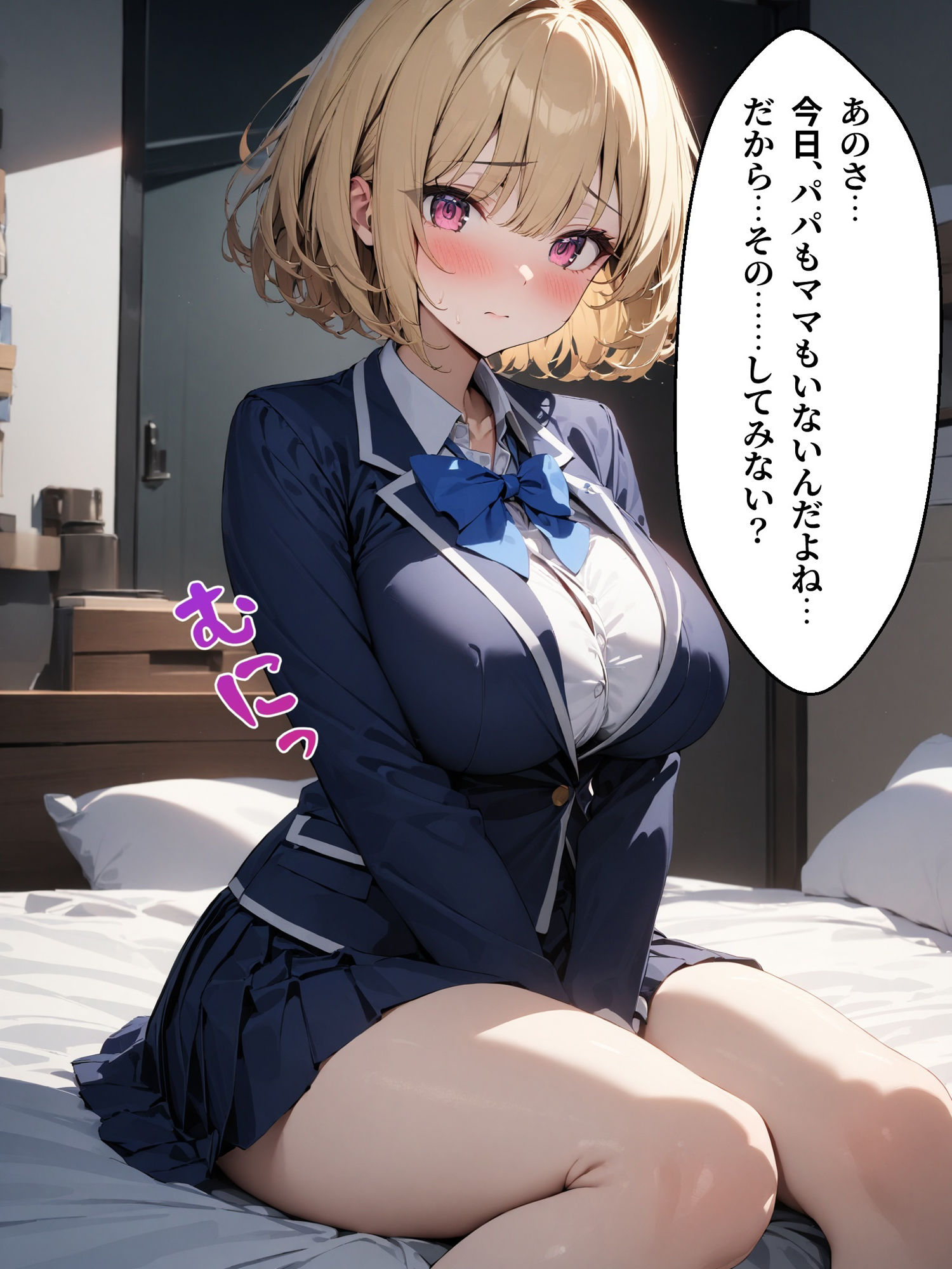 幼馴染が両親のいない家に誘ってきた件 桐谷芽衣編 サンプル2ページ目