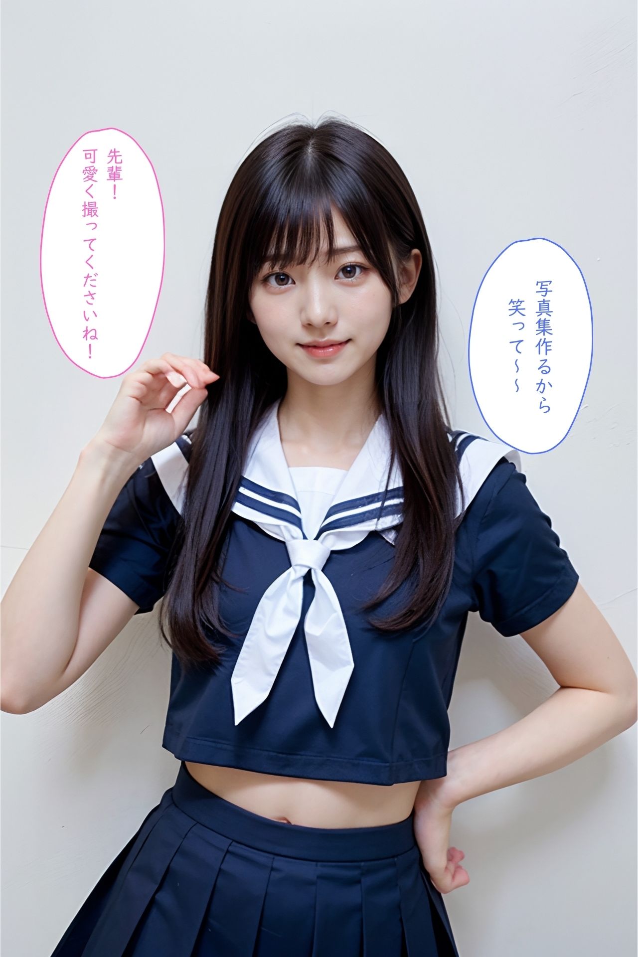 厳選 女子校生写真集 サンプル2ページ目