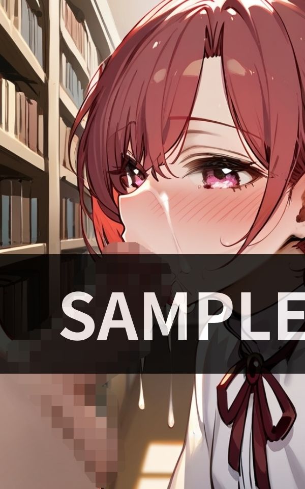 図書委員全員エロくて 毎日ハーレム乱交してます。 サンプル2ページ目