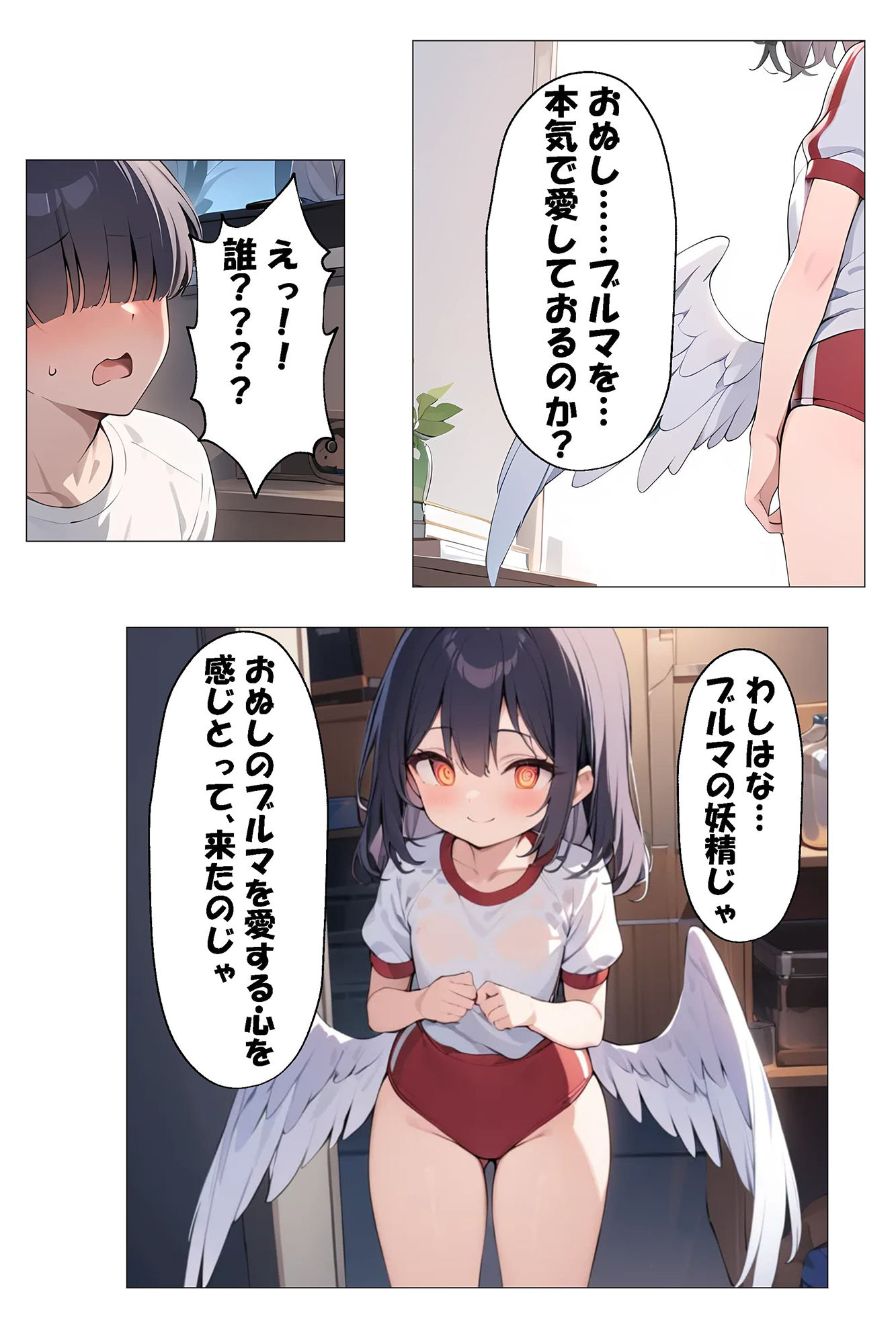 巨乳ブルマ学園 ブルマの妖精が現れた サンプル2ページ目