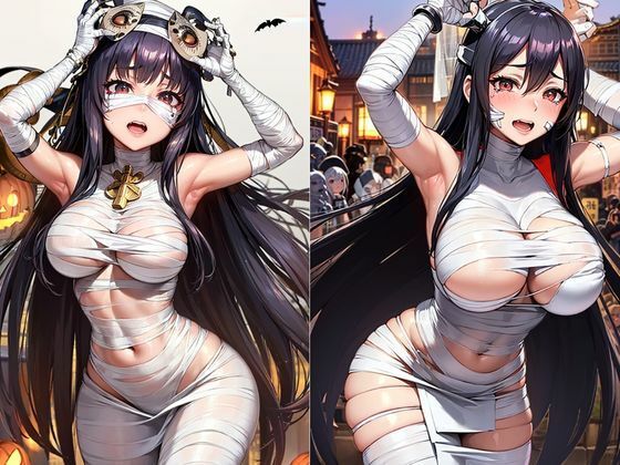 ミイラ女とエッチなハロウィンタイム サンプル2ページ目