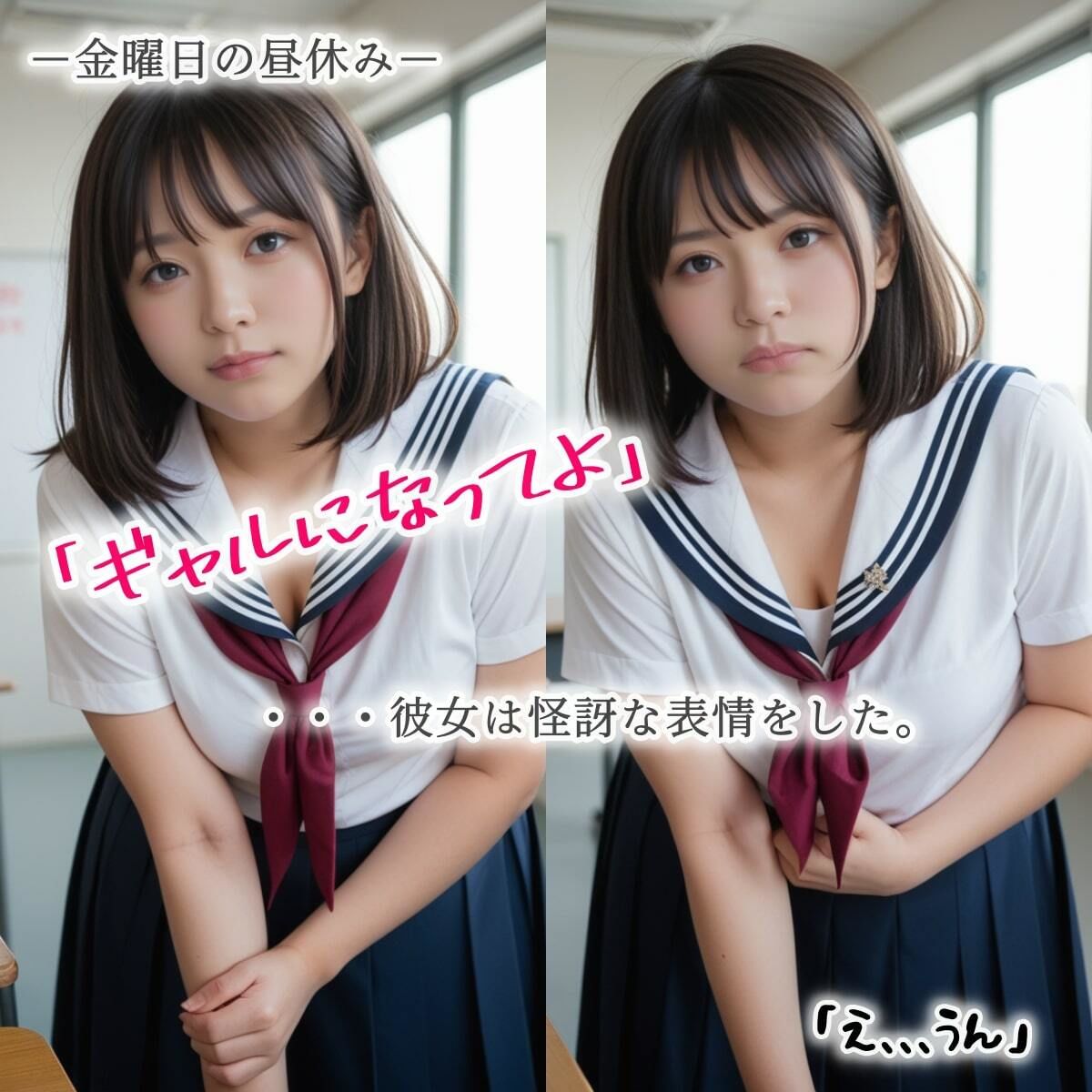 いいなりギャル〜更衣室でおま〇こ＆ぶっかけ〜 サンプル1ページ目