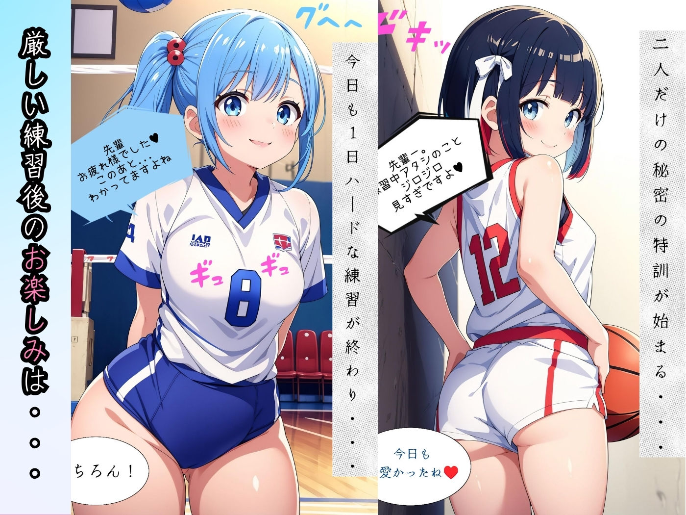 私立アスリート淫乱学園〜先輩と秘密の特訓〜【本編＋CG集】 サンプル1ページ目