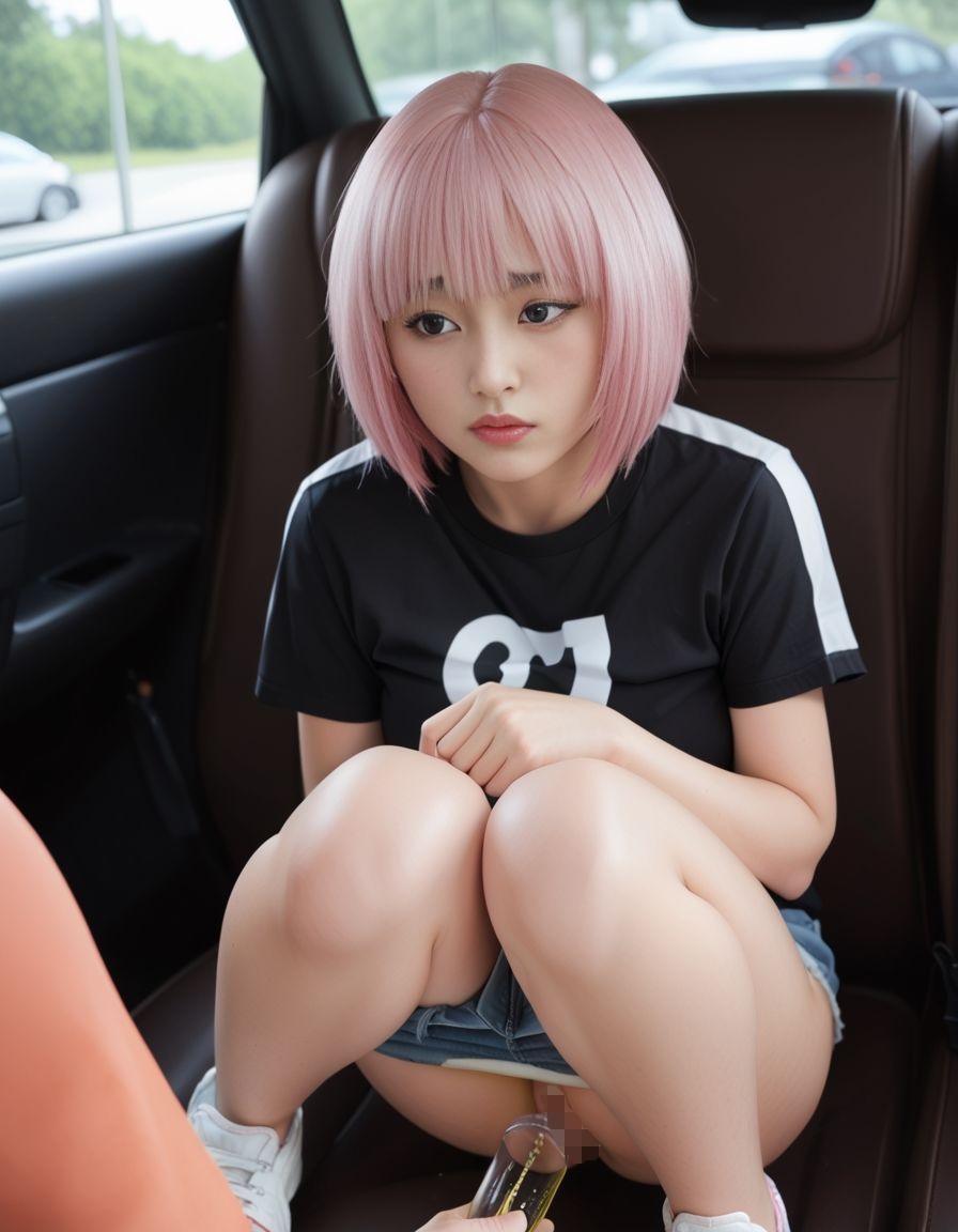 車内緊急放尿 サンプル5ページ目