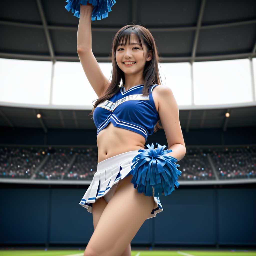 生パンツのチアガールたち サンプル2ページ目