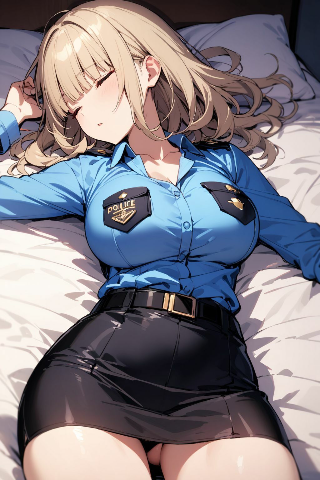 巡回中の女性警官を眠らせ家に連れ帰り緊縛で逆に捕まえて犯しまくった件 1 サンプル2ページ目