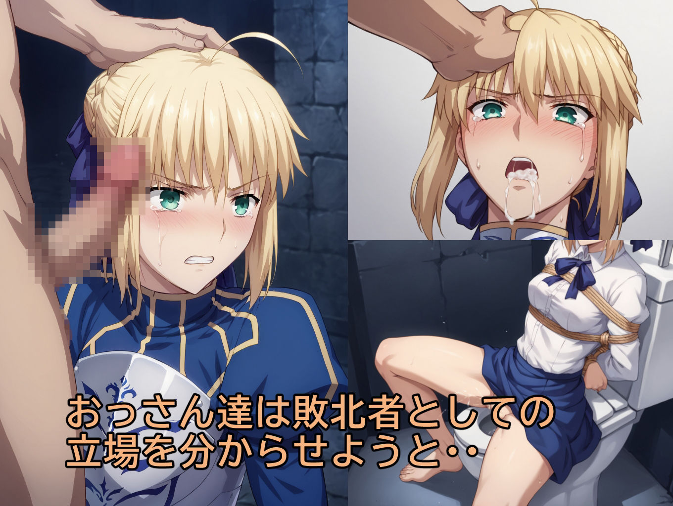 騎士王VS.無限のおっさん サンプル2ページ目