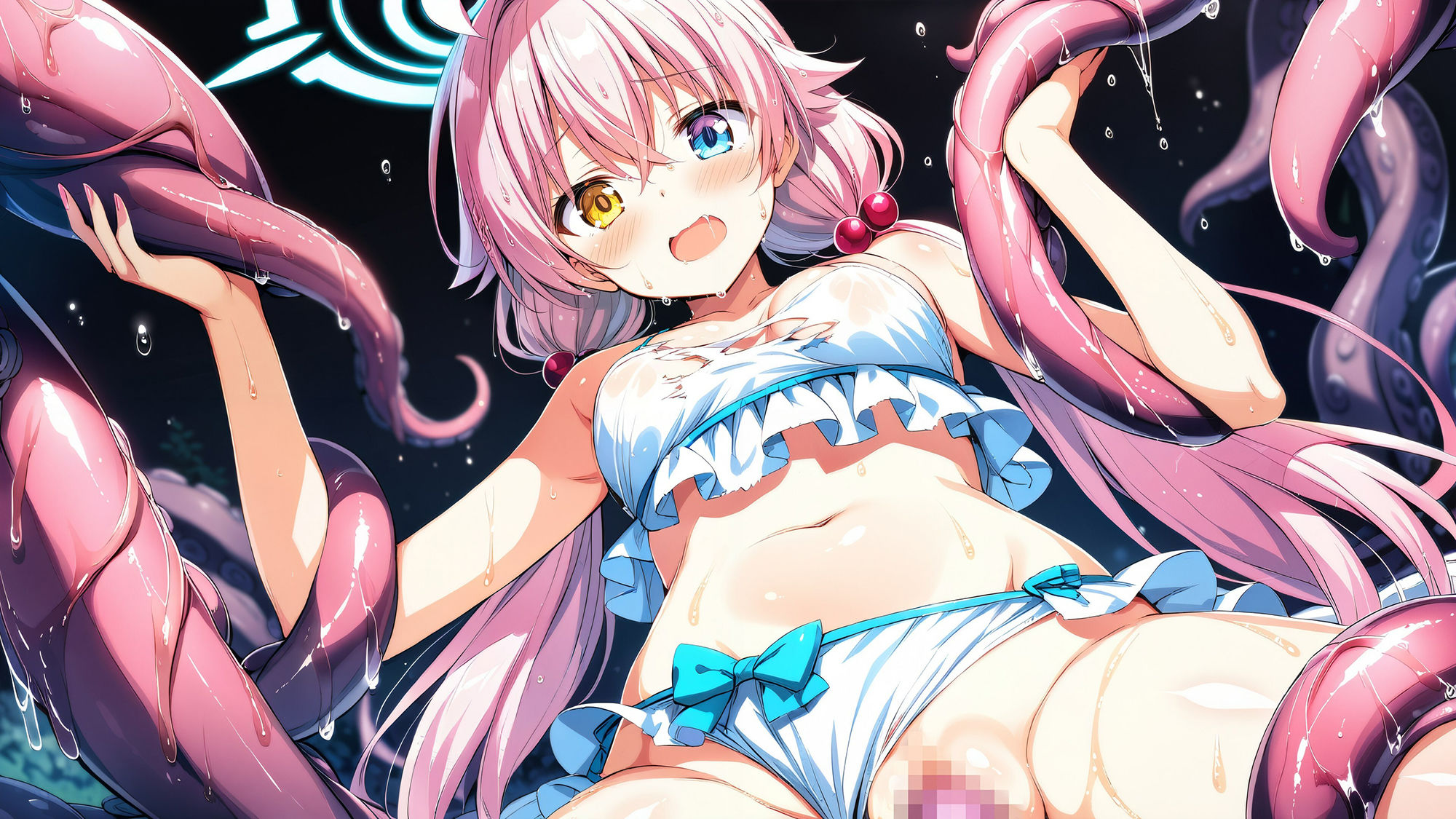 触手に囚われた少女達 〜ブルアカ編〜 Vol.4 サンプル1ページ目