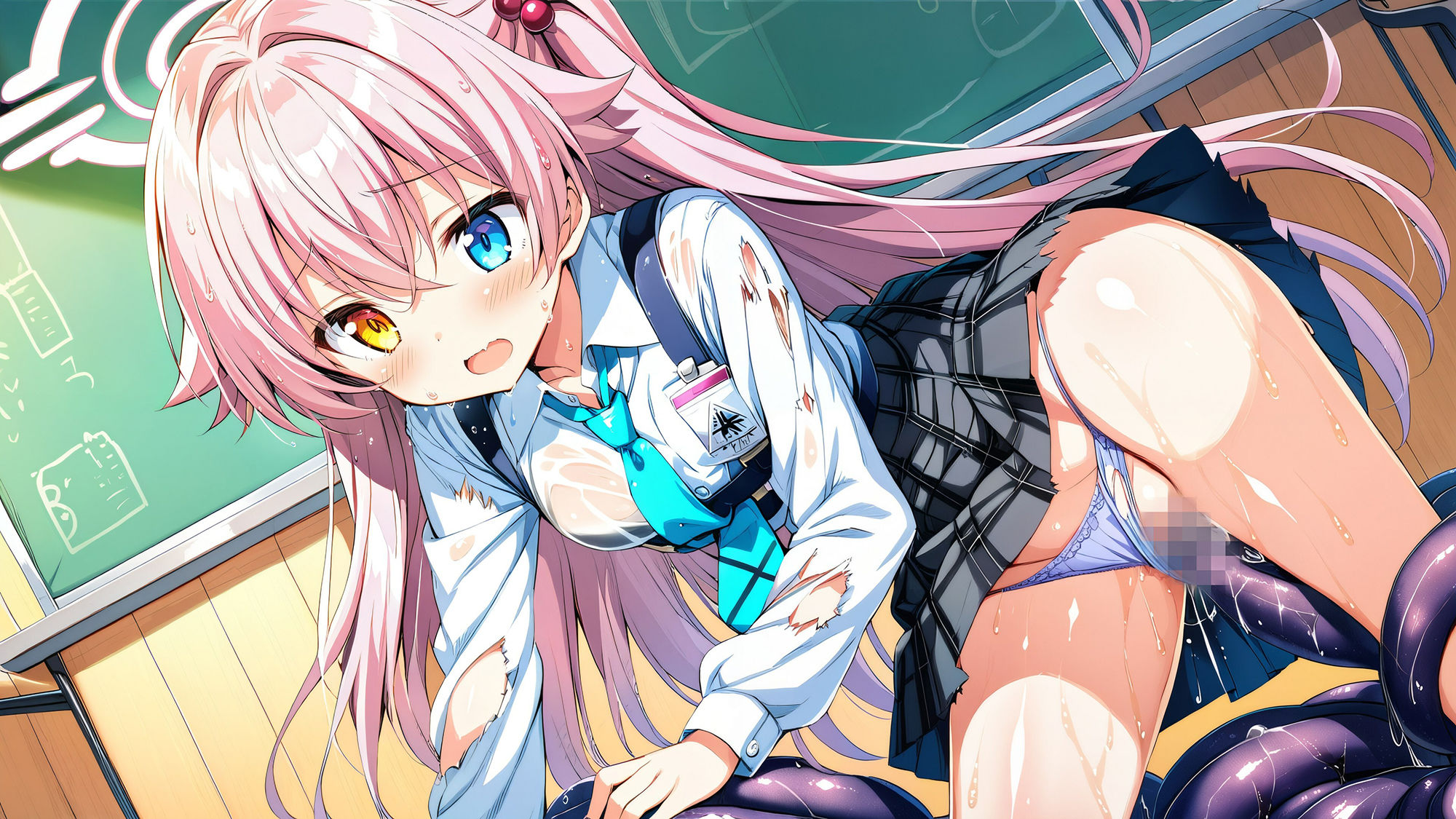 触手に囚われた少女達 〜ブルアカ編〜 Vol.4 サンプル2ページ目