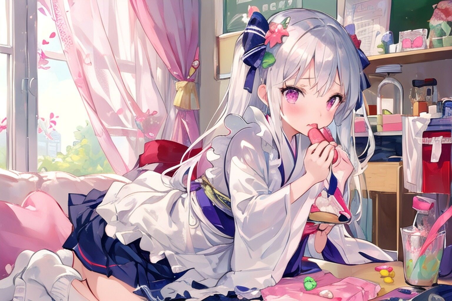 ユリ多め〜 サンプル7ページ目