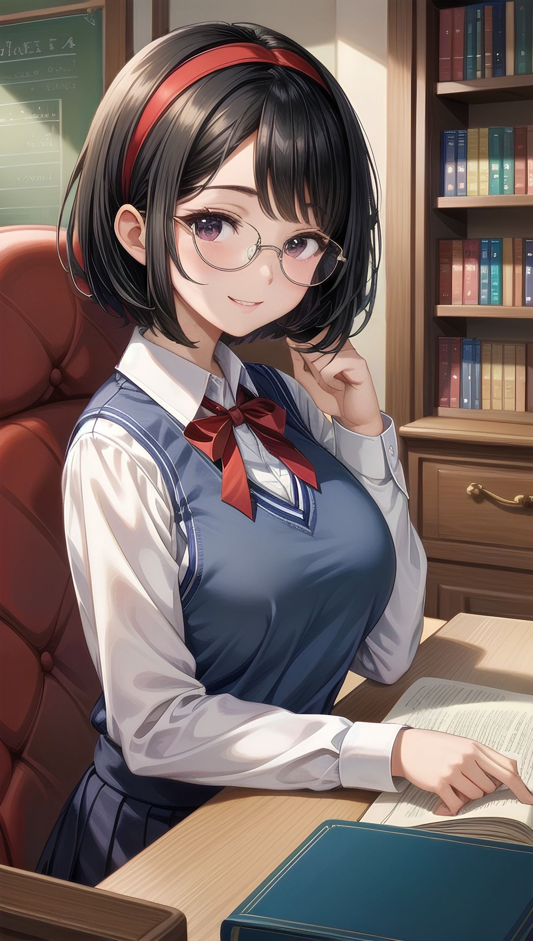 本好き彼女は図書委員 サンプル1ページ目