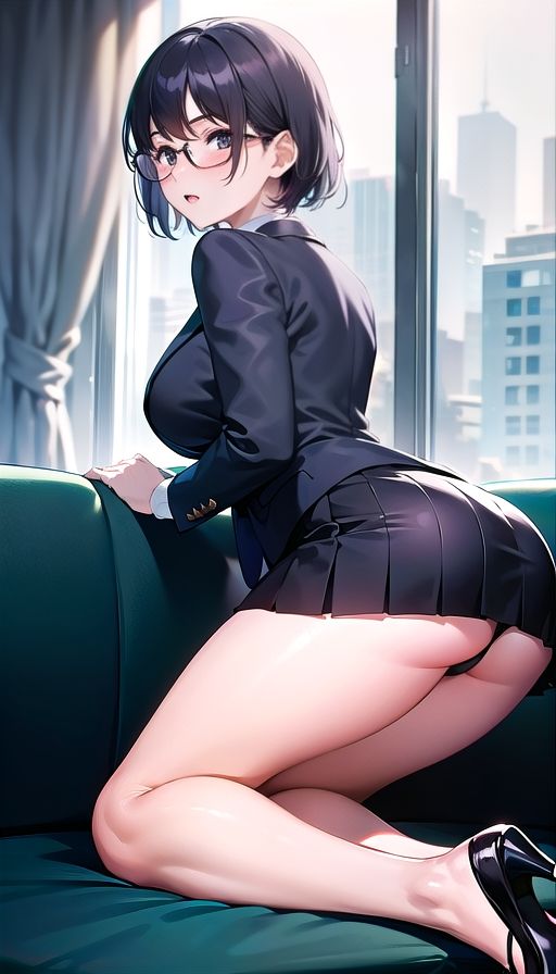 黒髪巨乳美人オフィス サンプル3ページ目
