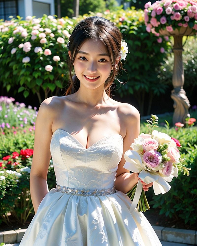 我慢できずに花嫁を押し倒す 実写系AI超リアルCG集（345枚） サンプル2ページ目