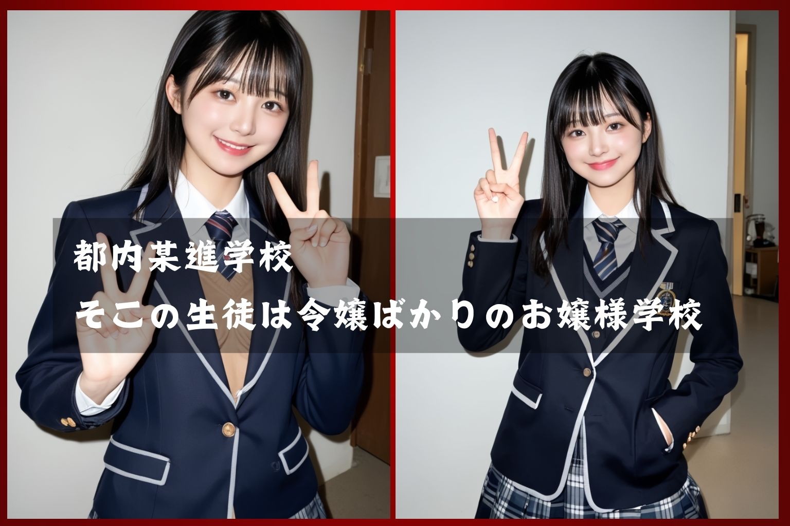 【実録】進学校女子校生の実態 サンプル1ページ目