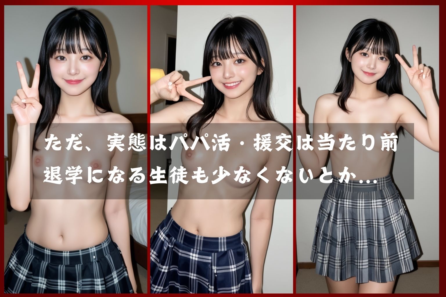 【実録】進学校女子校生の実態 サンプル2ページ目