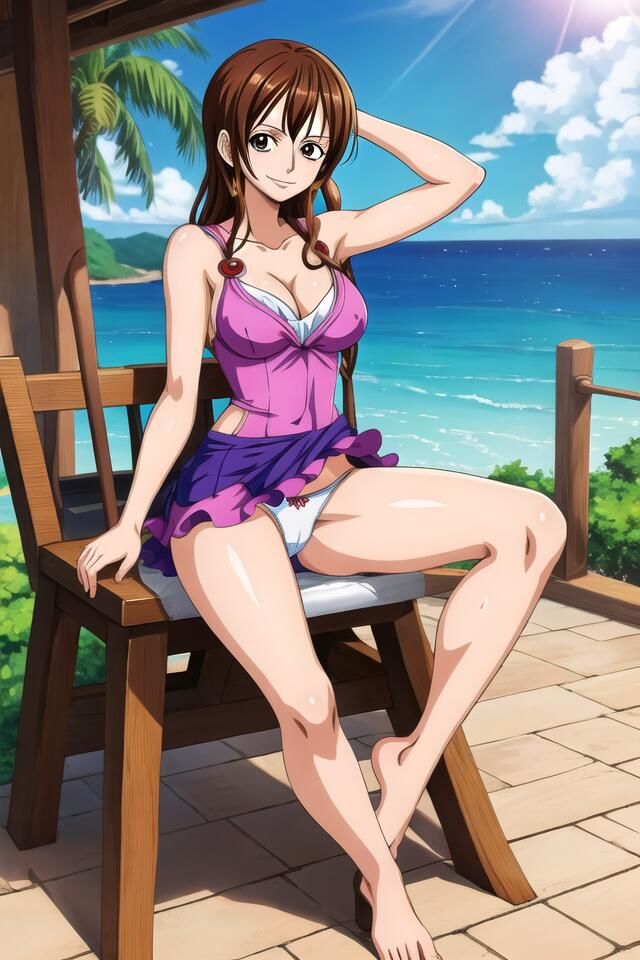 『ワンピ〇ス』の美しき航海士、ナ◎ちゃん サンプル6ページ目