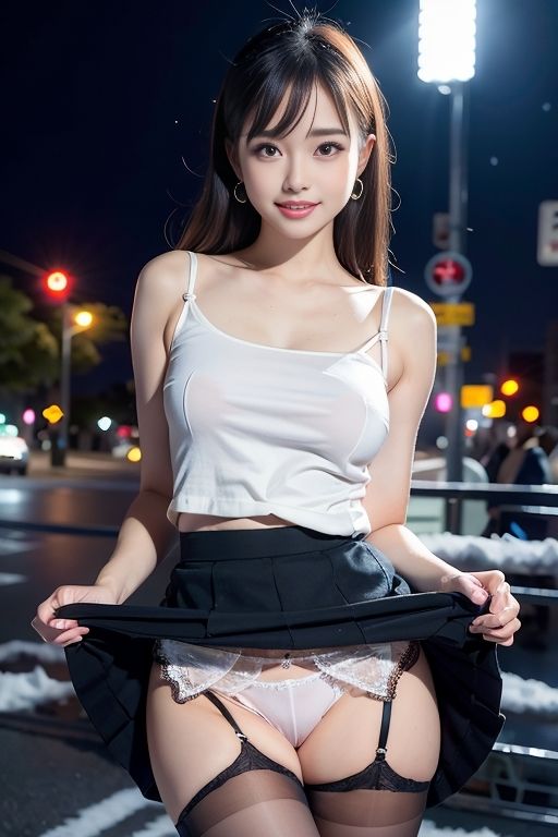 夜景を彩る清純姉妹がいきなりパンツ サンプル4ページ目