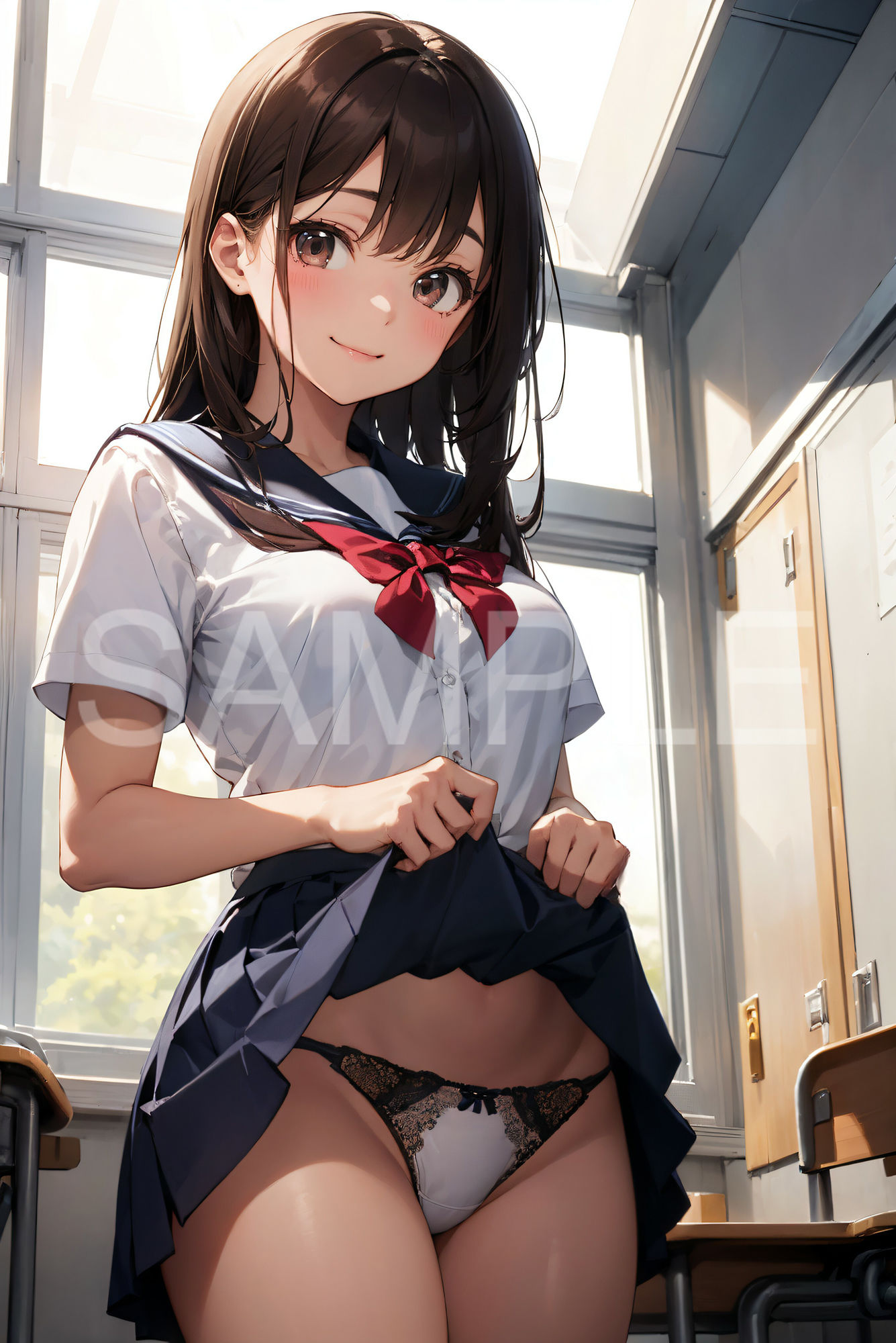 制服女子パンティー図鑑 その4 サンプル3ページ目