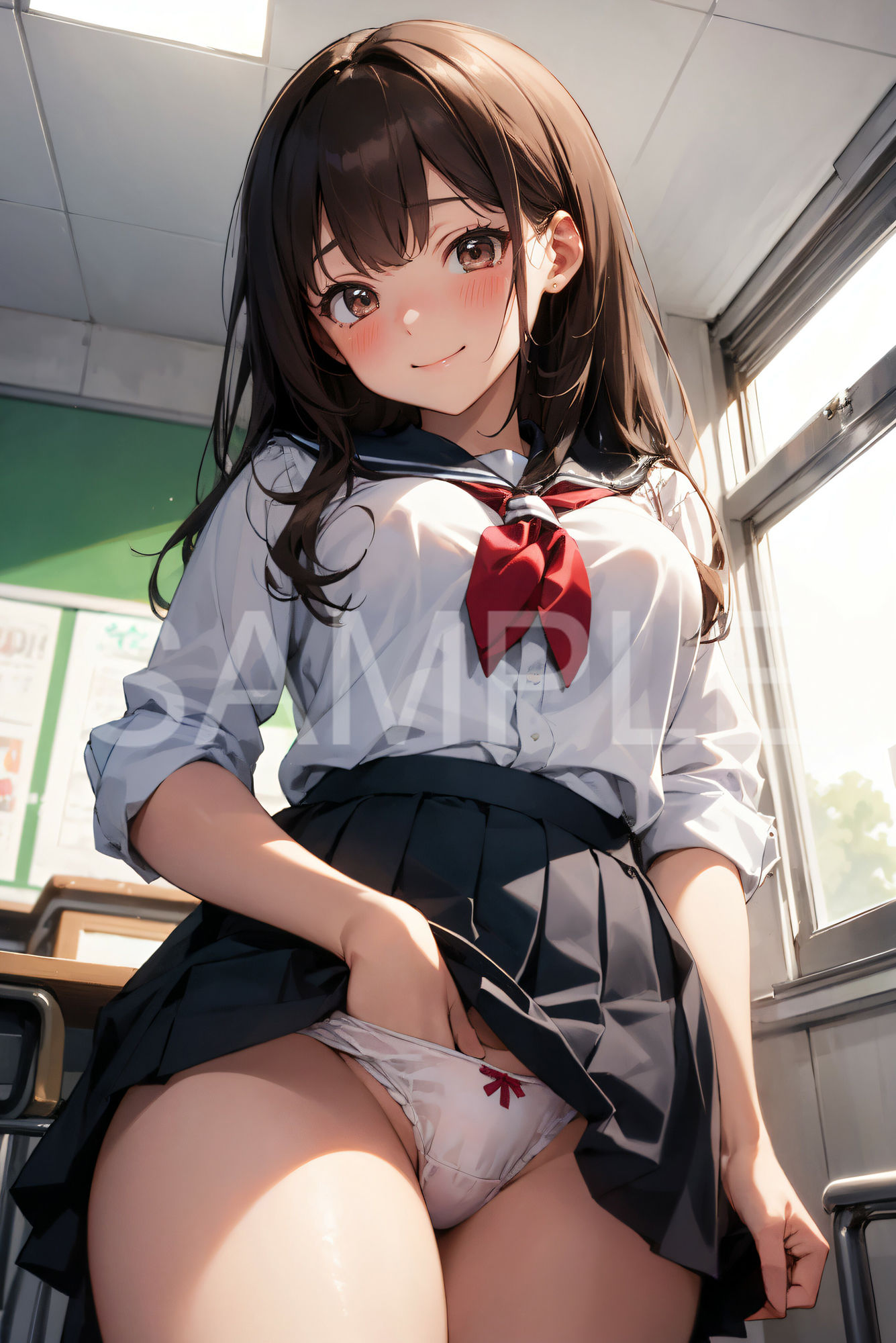 制服女子パンティー図鑑 その4 サンプル4ページ目