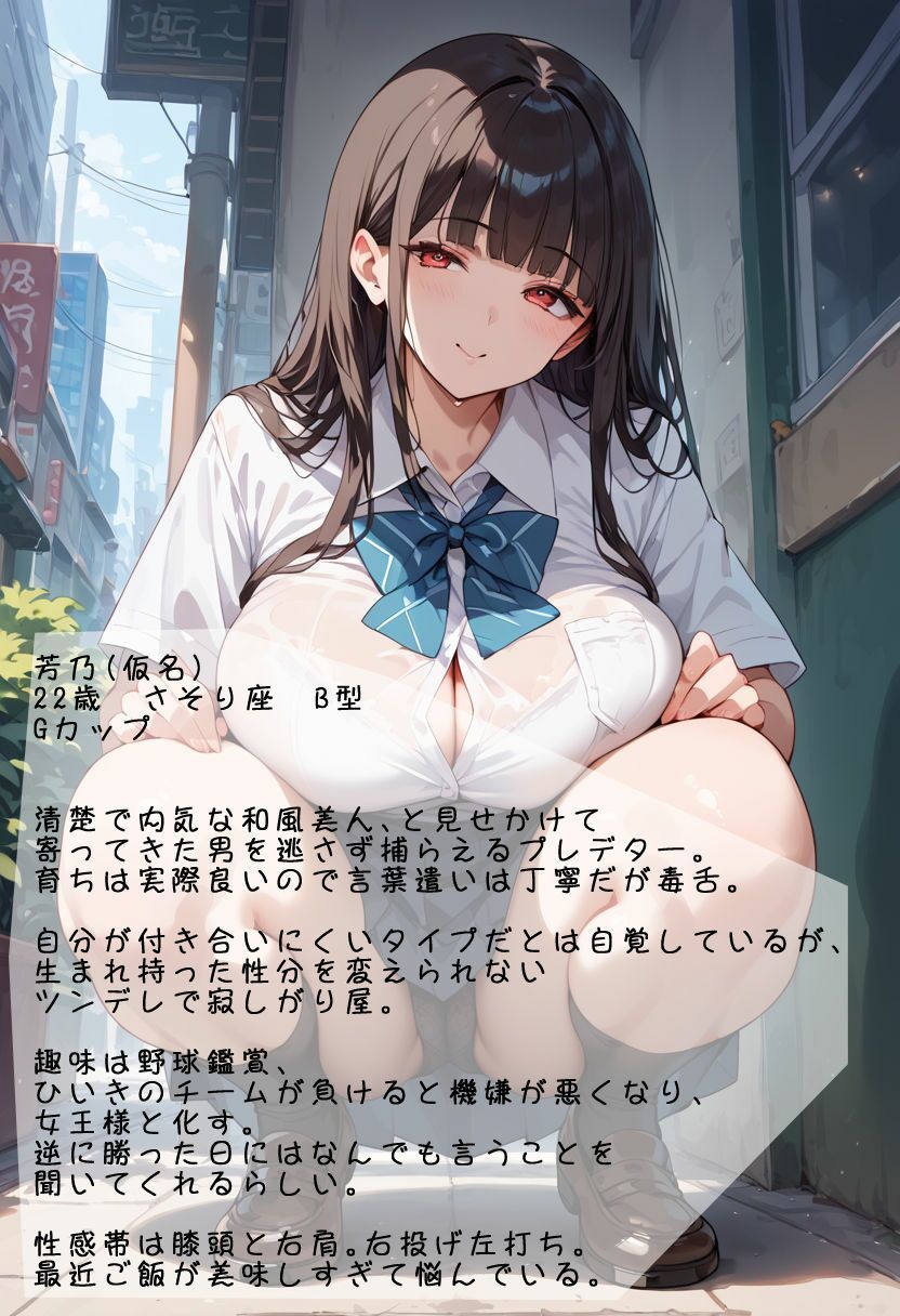 レンタルおちんぽ屋さん〜黒髪ロング編 サンプル2ページ目