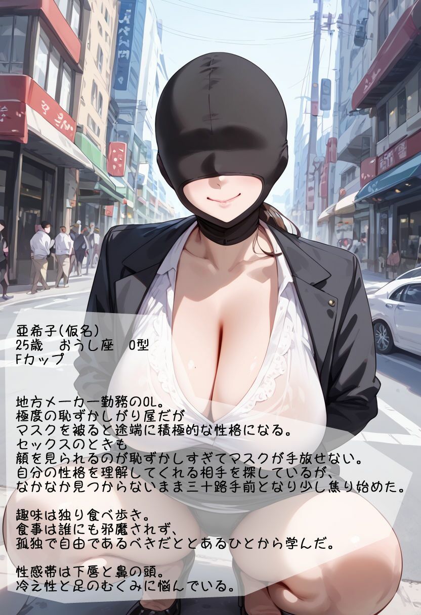 レンタルおちんぽ屋さん〜全頭マスク編 サンプル2ページ目