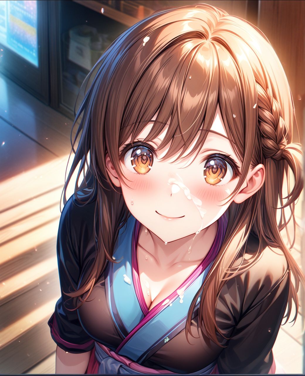 美少女〇〇まみれ・水〇千鶴（かのかり） サンプル1ページ目