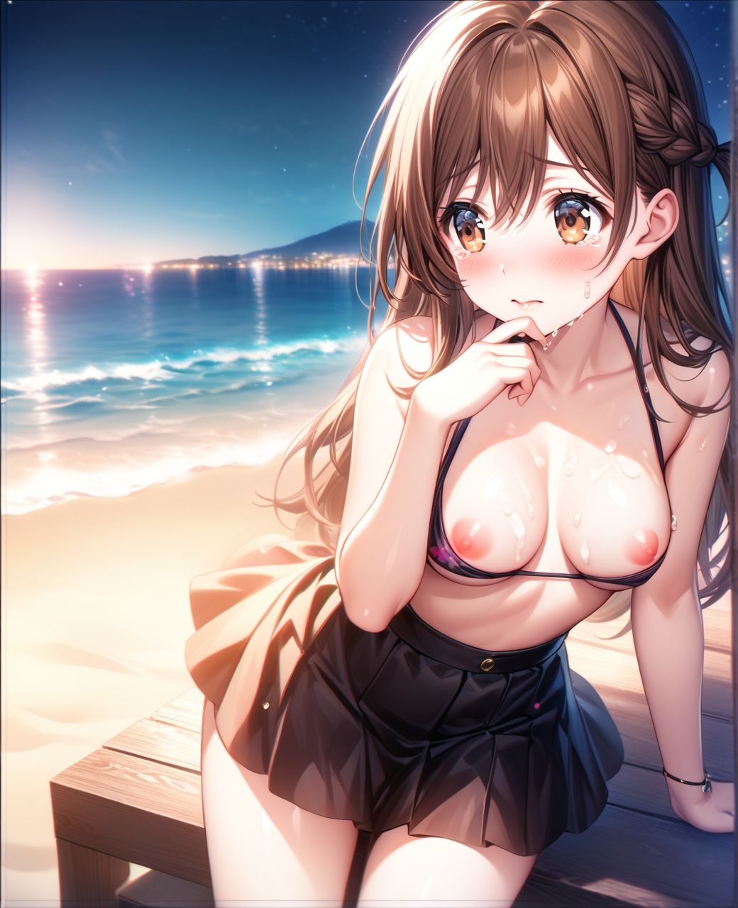 美少女〇〇まみれ・水〇千鶴（かのかり） サンプル4ページ目