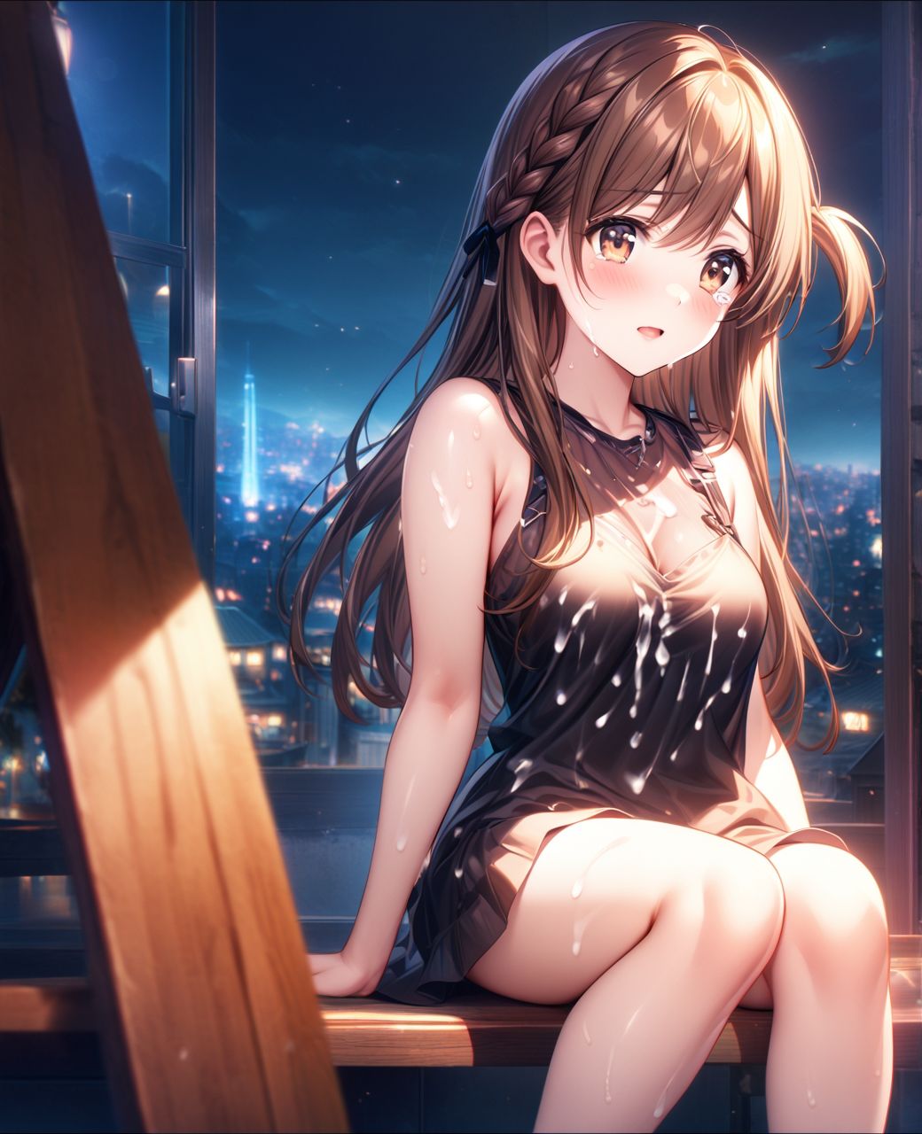 美少女〇〇まみれ・水〇千鶴（かのかり） サンプル5ページ目