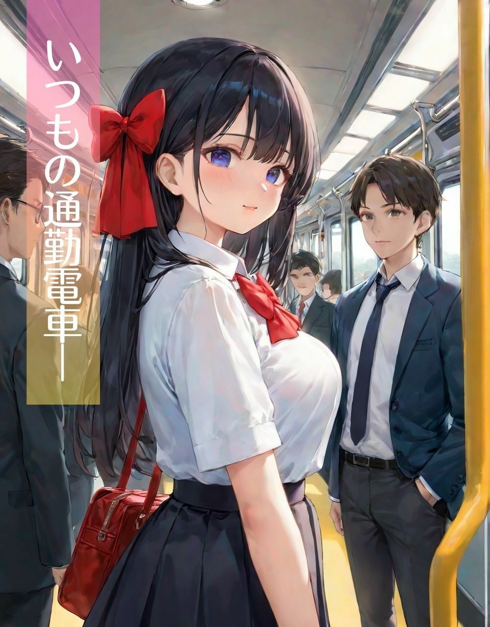秘密のパパ活電車 サンプル2ページ目