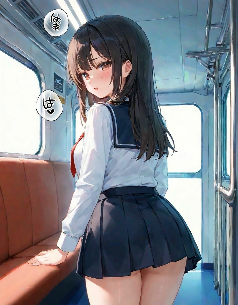秘密のパパ活電車 サンプル4ページ目