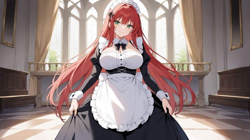 メイドのおしごと サンプル2ページ目