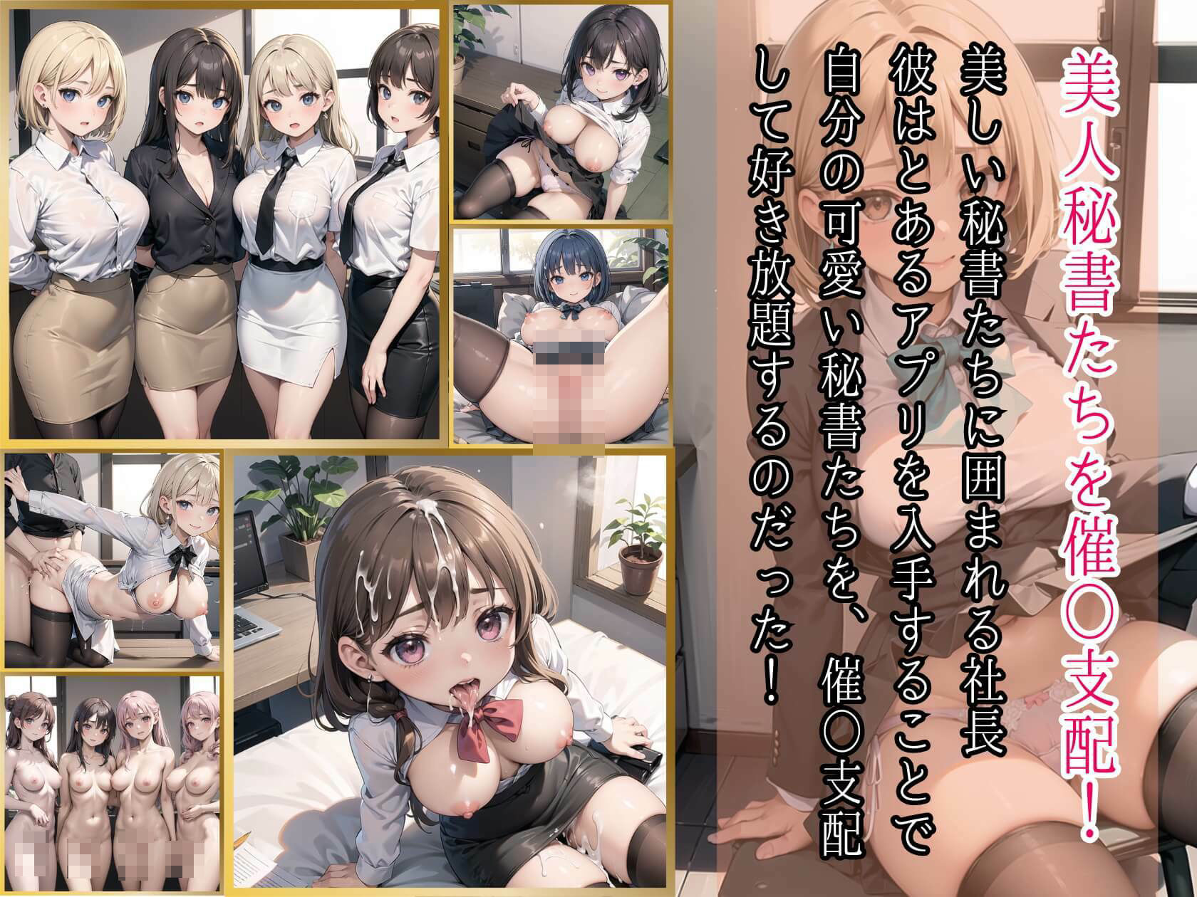 全部中に出して…？美人秘書課を催○支配！6【美麗CG200枚収録】 サンプル1ページ目