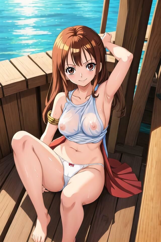 ちょっとエッチな『ワンピ〇ス』の美しき航海士、ナ◎ちゃん サンプル2ページ目