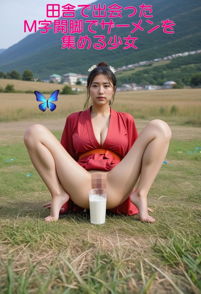 M字開脚でオマ●コを見せつける変態女たち2 サンプル7ページ目