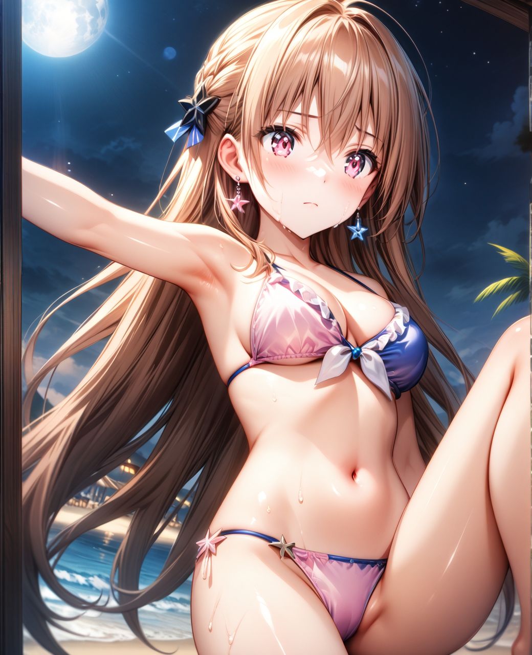美少女〇〇まみれ・白〇ユイナ（ヘブバン） サンプル7ページ目