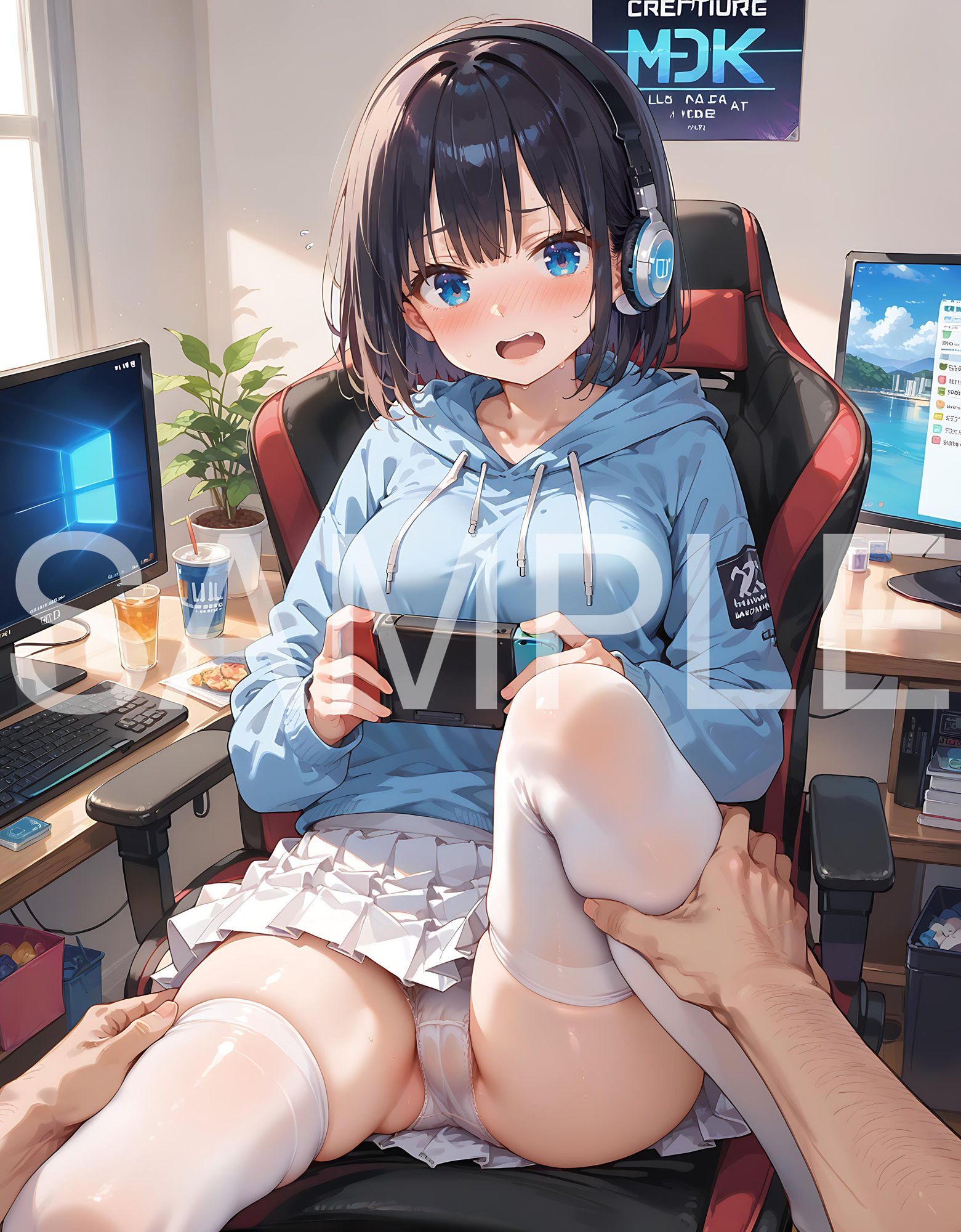 ゲーム中の妹にイタズラすると××な関係になった！？【お試し版】 サンプル3ページ目