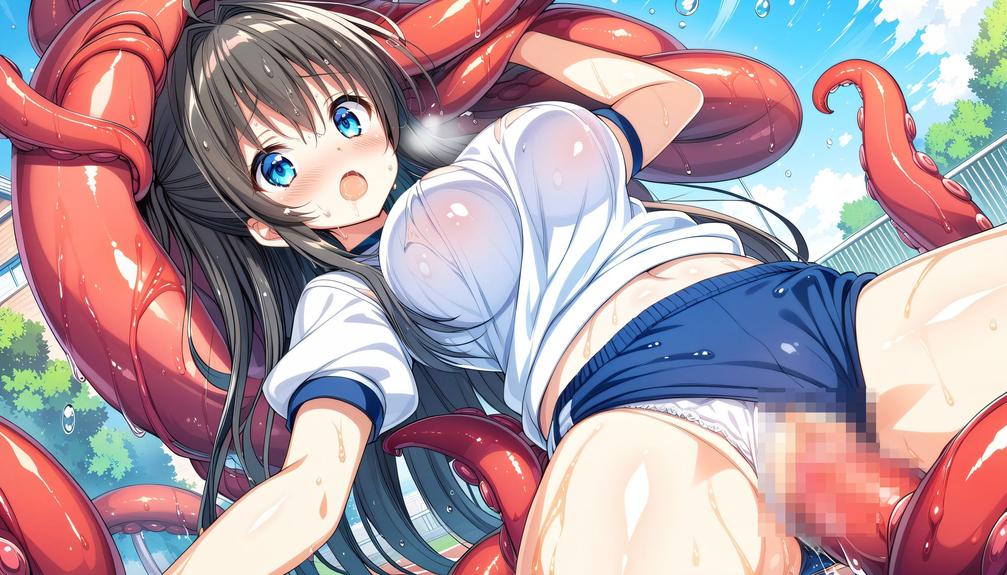触手に囚われた少女達 〜学園編〜 Vol.2 サンプル3ページ目