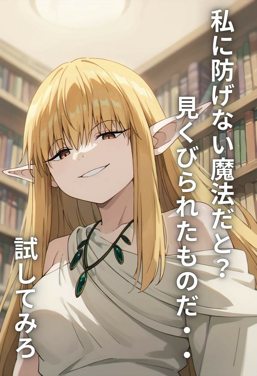 ゼーリエは淫乱魔法で快楽堕ちさせたので後はお好きにどうぞ サンプル1ページ目
