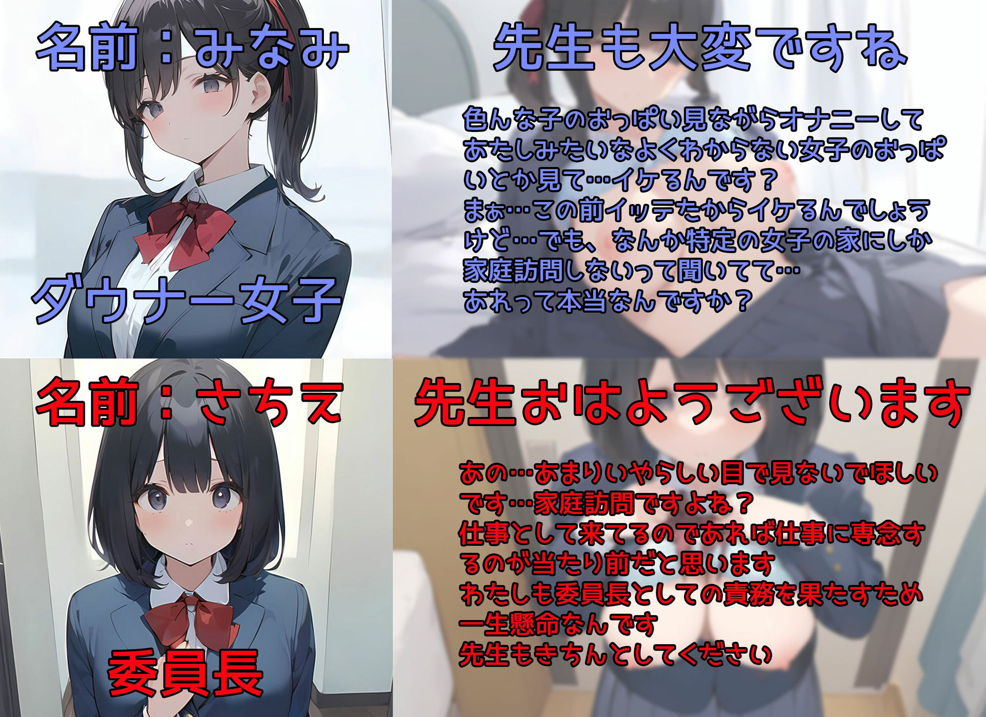 僕は先生という立場を利用して家庭訪問中に女子のおっぱいを楽しんでいる＜特典画像300枚付き＞ サンプル3ページ目