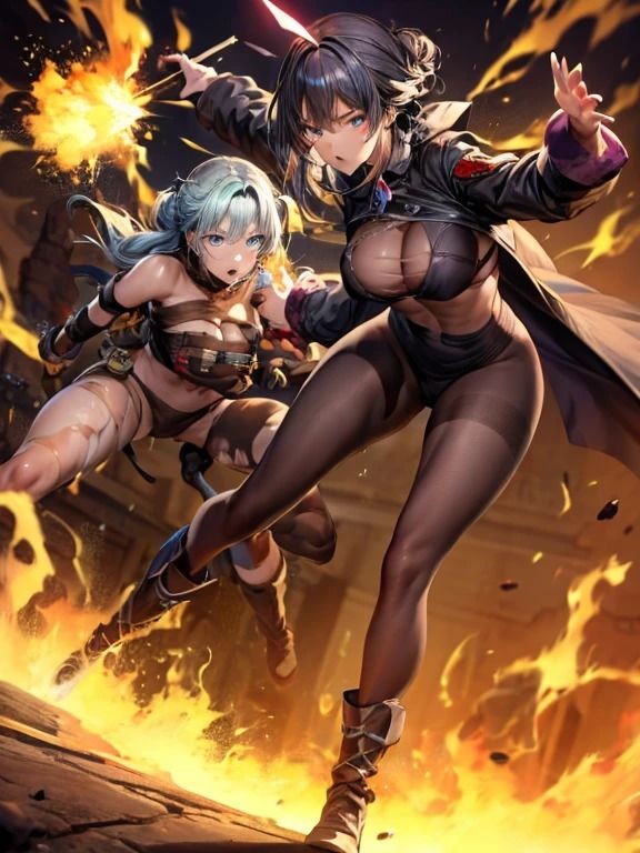 異世界バトル: 戦う美女たちの挑戦 サンプル1ページ目