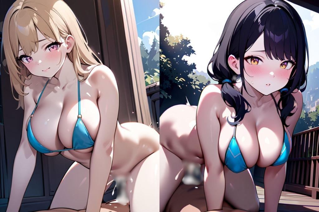 三角ビキニ騎乗位 サンプル4ページ目