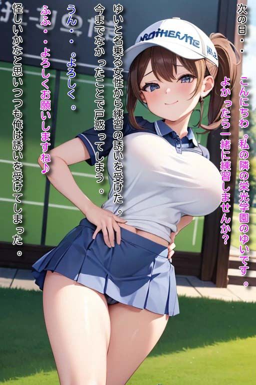 ティーオフ！最強女子VSザコマゾゴルフ部 皇麗華の策略 サンプル1ページ目