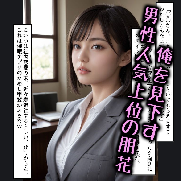 催●アプリで会社を乗っ取り！？孕ませNTR計画！ サンプル1ページ目