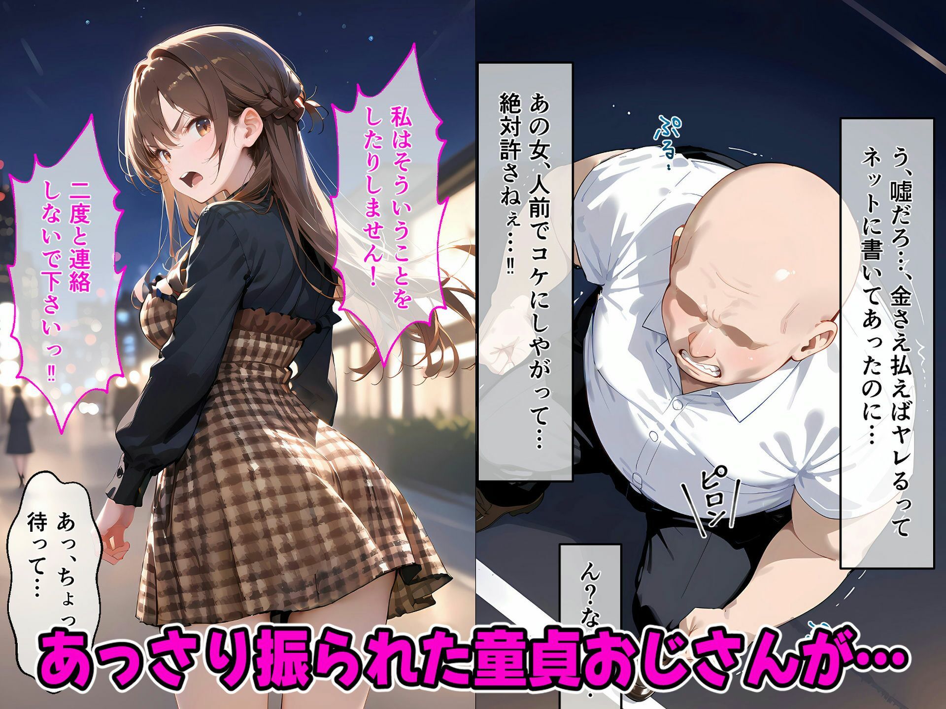 彼女、孕ませます 催〇おじさんの妊娠孕ませ生活 サンプル2ページ目