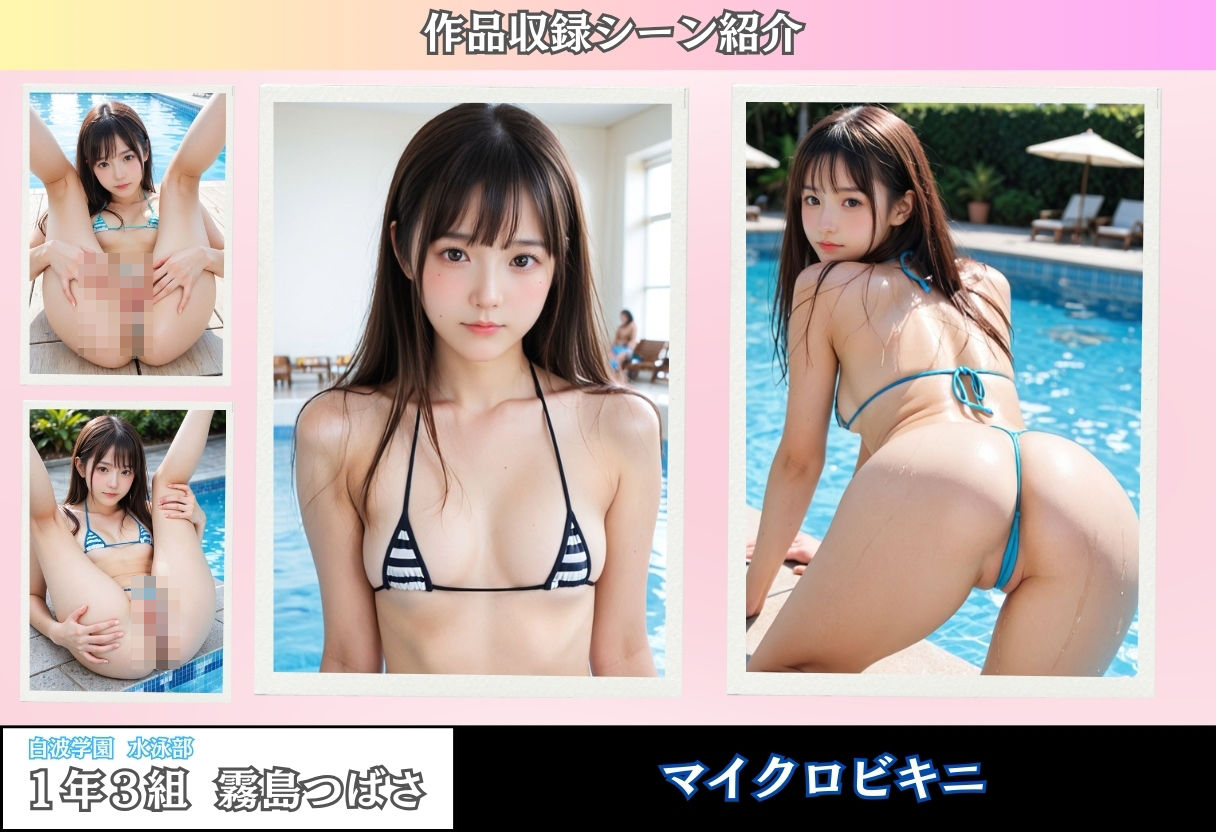 白波学園水泳部 霧島つばさ サンプル4ページ目