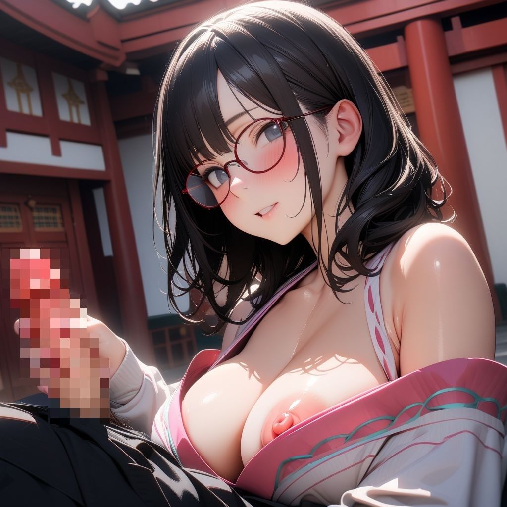 エッチな巫女バイト サンプル3ページ目