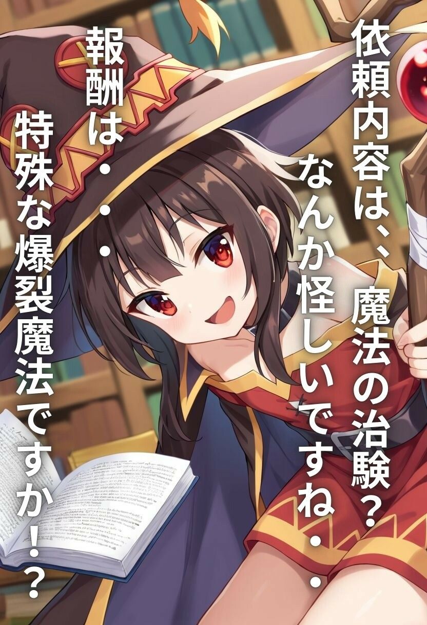 メグミンは淫乱魔法で快楽堕ちさせたので後はお好きにどうぞ サンプル2ページ目