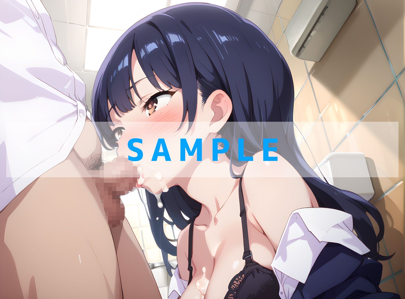 制服×トイレえっち .Vol2 サンプル2ページ目