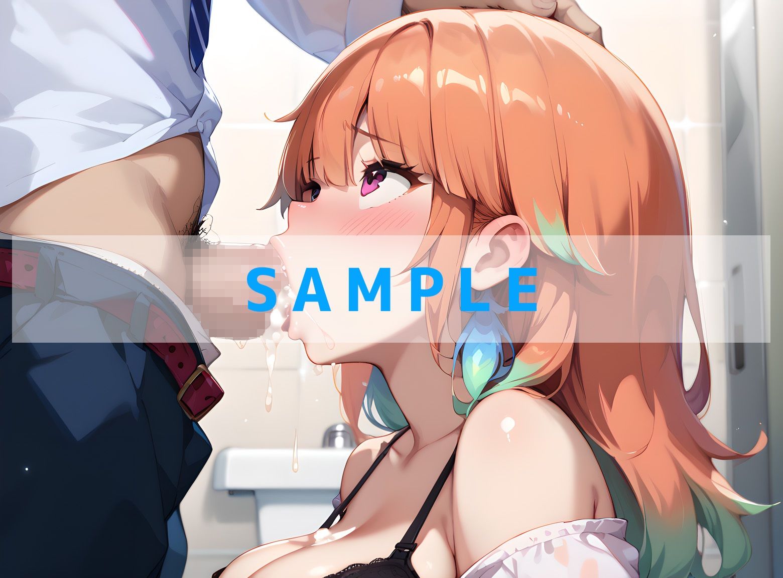 制服×トイレえっち .Vol2 サンプル5ページ目